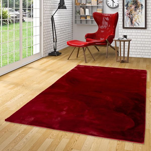Pergamon Fellteppich Fellteppich Luxus Super Soft Plush, Rechteckig, Höhe: 25 mm