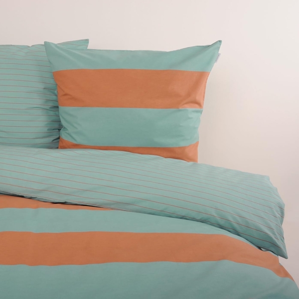 TOM TAILOR HOME Bettwäsche BOLD STRIPES in Gr. 135x200 cm, 155x220 cm oder 200x220 cm, Renforcé, 2 teilig, new bedroom, mit farbigem Markenreißverschluss Bild 3