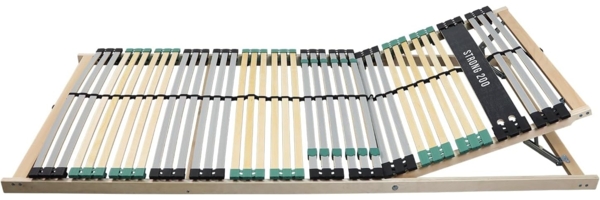 Lattenrost 80x200 extra stabil, bis 200Kg belastbar, Kopfteil verstellbar, 42 Latten, 7 Zonen Lattenrost aus Buche, Made in Germany Bild 6