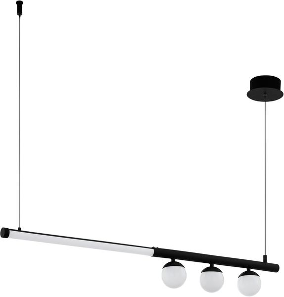 Eglo 99376 Hängeleuchte PHIANEROS schwarz, weiß L:100 H:120cm 3000K