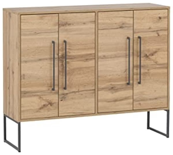 SCHILDMEYER Kommode Sideboard Schrank Anrichte eiche landhaus 112,4 x 94,2 x 33 cm