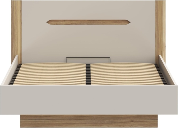 FORTE Stauraumbett, aufklappbarer Lattenrost, Stauraum