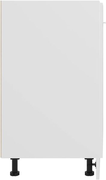 vidaXL Unterschrank mit 2 Regalböden Küche Schrank Küchenzeile Küchenmöbel Küchenschrank Küchenunterschrank Weiß 60 x 46 x 81,5 cm Holzwerkstoff Bild 8