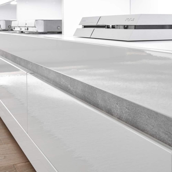 Lomadox Vitrine COGO-61 weiß Hochglanz inkl. LED 100x198x35cm Bild 7