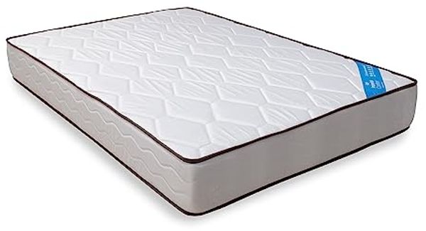 Imperial Confort Stockholm - Matratze, 190 x 150 x 21 cm, Farbe weiß und grau