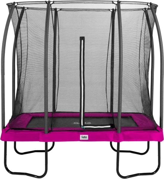 Salta 'Comfort Edition' Trampolin inkl. Sicherheitsnetz, rechteckig, Stahl pink, 249 x 214 x 153 cm Bild 4