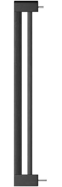 BOMI Verlängerung für Türschutzgitter Verbreiterung für Kinderschutzgitter Miko 10-50 cm Schwarz, Zubehör für Treppenschutzgitter zum Klemmen - Ohne Bohren