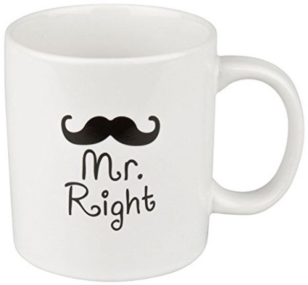 Waechtersbach Henkelbecher Mr. Right, Kaffeebecher, Becher, Tasse, 330ml, 4105021103