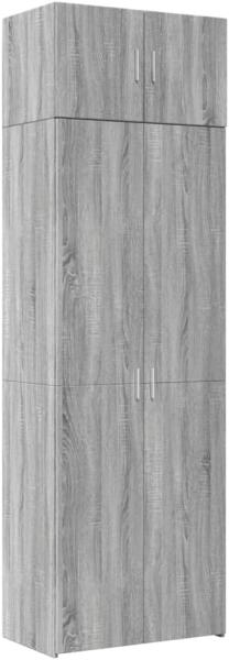 Hochschrank in Grau Sonoma 70 x 42,5 x 225 cm Holzwerkstoff