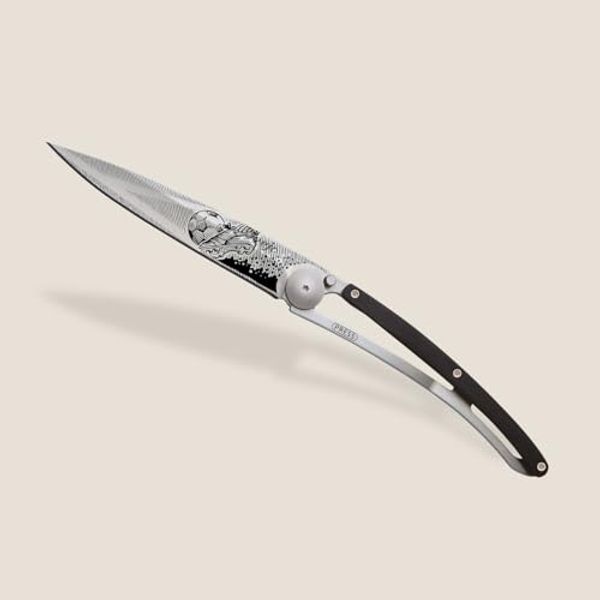 Deejo Messer 37 g Titan Ebenholz Tor !
