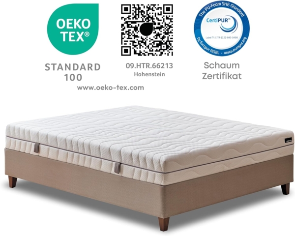 Komfortschaummatratze Royal Comfort 7 H2 Komfortschaummatratze, Yatas Bedding, 22 cm hoch Bild 4