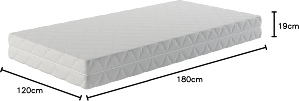 MSS e.K. Matratzenbezug "CLASSIC" 120 x 180 x 19 cm"" Bild 6