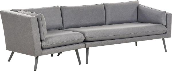 Gartensofa LORETELLO Polyester Grau Linksseitig