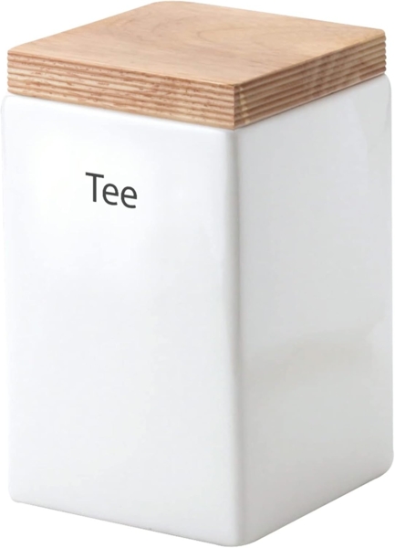 Continenta Vorratsdose, Keramik, (1-tlg), mit Holzdeckel, luftdichter Verschluss