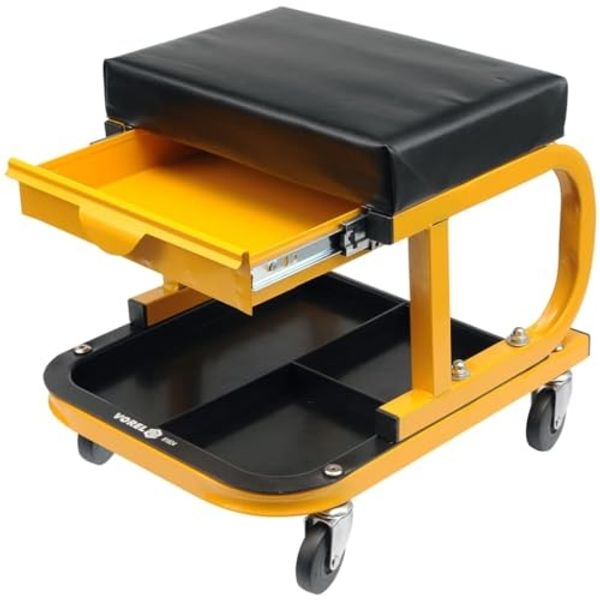 VOREL WORKSHOP STOOL WITH DRAWER 81824