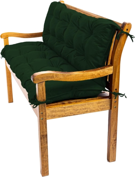 TexDeko Bankauflage TexDeko Garden - Gartenbankauflage mit Rückenlehne wasserabweisend, (1 St), Farbe & Größe: nach Wahl Bild 2