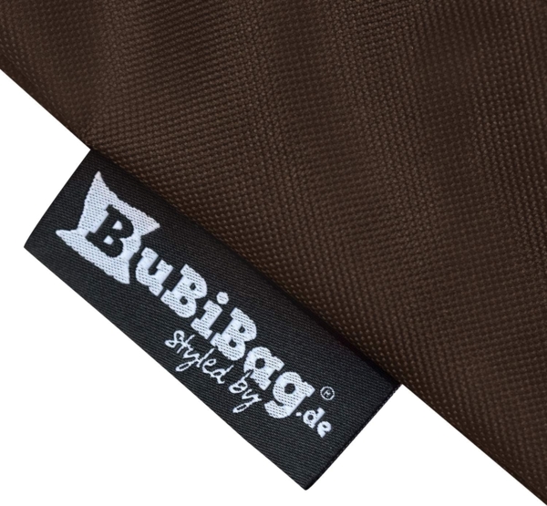 BuBiBag - 2in1 Sitzsack Bodenkissen - Outdoor Sitzsäcke Indoor Beanbag, Braun, Ø 100,0 cm Bild 3