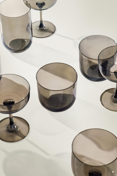 like. by Villeroy & Boch Like Glass Wasserglas 280 ml 2er Set Smoke