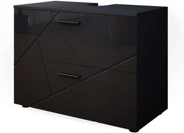 Vicco 'Irma' Waschbeckenunterschrank, Holz, Anthrazit, 59 x 41 x 80 cm