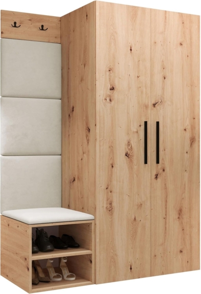 Garderoben-Set Mapreni IV (Farbe: Artisan Eiche, Manila 02) Bild 1