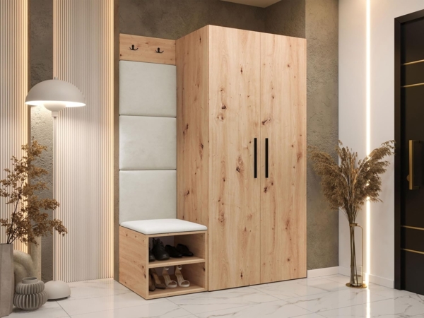 Garderoben-Set Mapreni IV (Farbe: Artisan Eiche, Manila 02) Bild 2