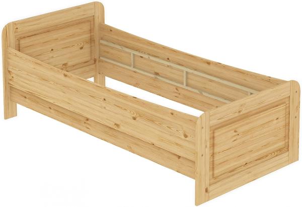 Erst-Holz Seniorenbett extra hoch 120x200 Einzelbett Holzbett Gästebett Massivholz Kiefer Bett 60. 42-12 oR