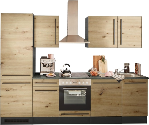 BASIC by Balculina Küchenzeile Jazz, Breite 280 cm, wahlweise mit E-Geräten