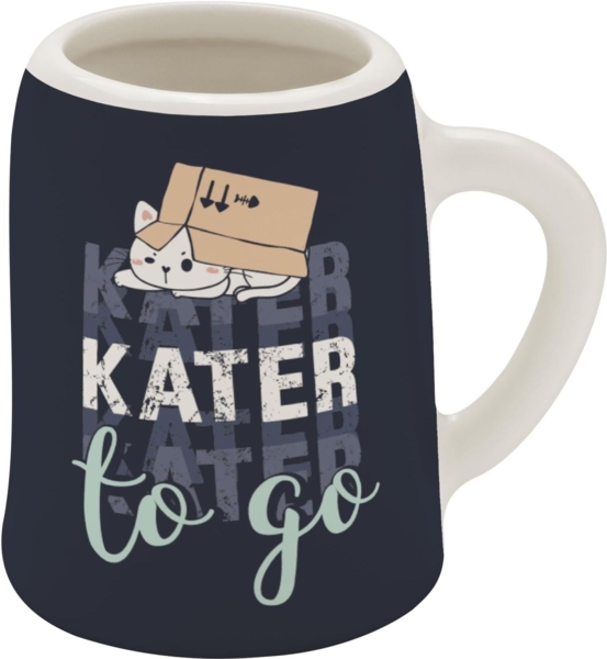 Schnapskrug Schnapsglas Stamper Keramik Sheepworld KATER 73854