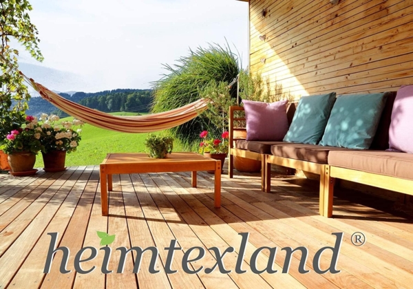 heimtexland Dekokissen Outdoorkissen 45x45 Outdoor Garten Deko Kissen, Lotus Effekt, schmutz- und wasserabweisend, inkl. Füllung Bild 5