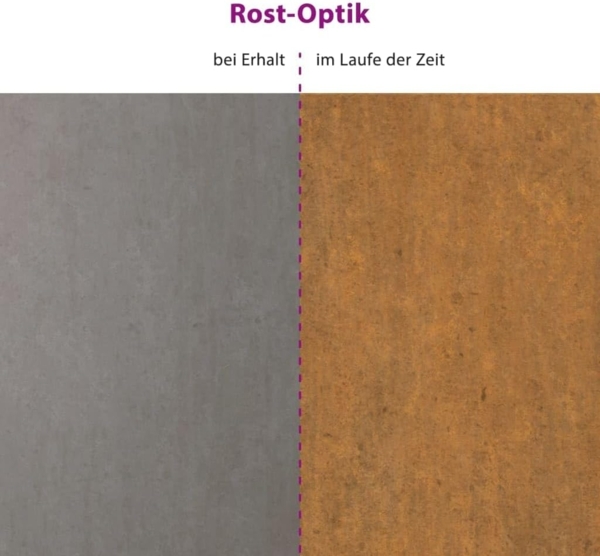 Pflanzkübel 40x41x40 cm Cortenstahl 824518 Bild 6