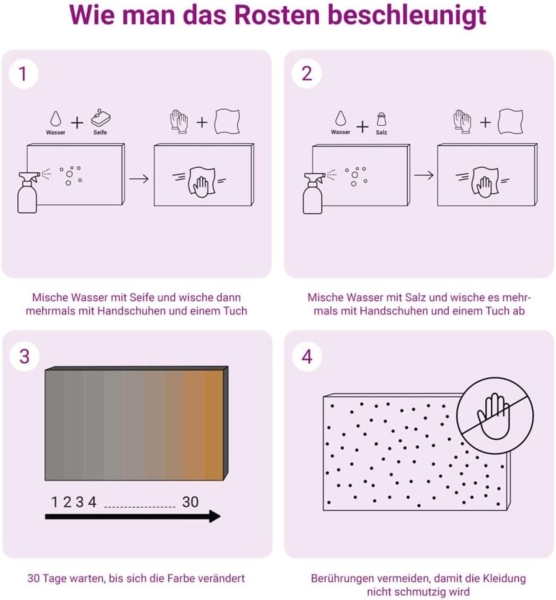 Pflanzkübel 40x41x40 cm Cortenstahl 824518 Bild 7