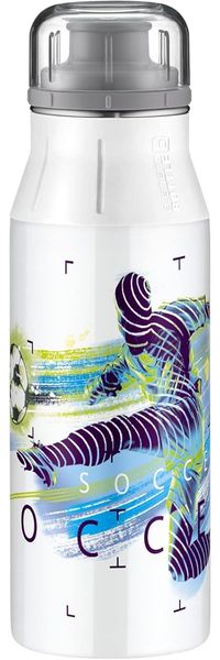 Isolierflasche "Elementbottle" 0,6 l soccer lackierter Edelstahl