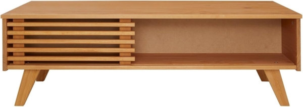 IDIMEX Couchtisch SEAN, Couchtisch Wohnzimmer Beistelltisch mit Schiebetür Kiefer massiv skand Bild 4