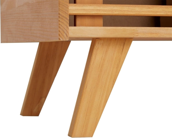 IDIMEX Couchtisch SEAN, Couchtisch Wohnzimmer Beistelltisch mit Schiebetür Kiefer massiv skand Bild 9