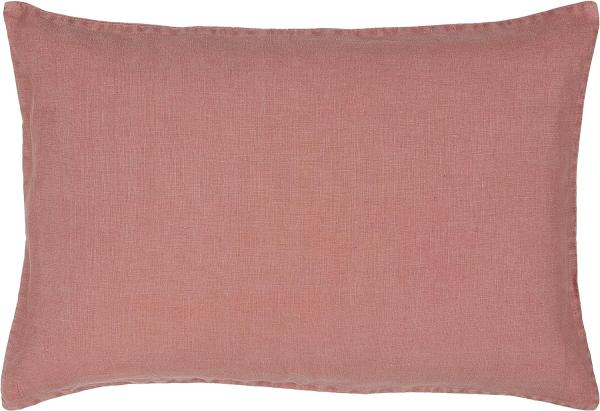 Kissenhülle Kissenbezug Leinen Rose Rot 60x40cm Ib Laursen 6201-37