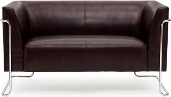 hjh OFFICE Lounge Sofa Curacao Kunstleder Braun