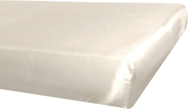 Spannbetttuch ca. 160x200 cm champagner Glanz Satin anschmiegsam & edel beties