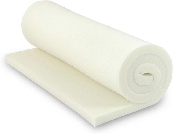 MSS Viscoelastische Matratzenauflage, ohne Bezug, 80 x 200 x 4 cm, Visco-Schaumstoff