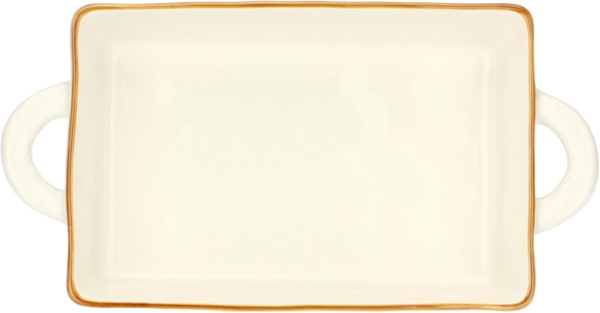 Auflaufform klein eckig Concerto Avorio 29X15XH6