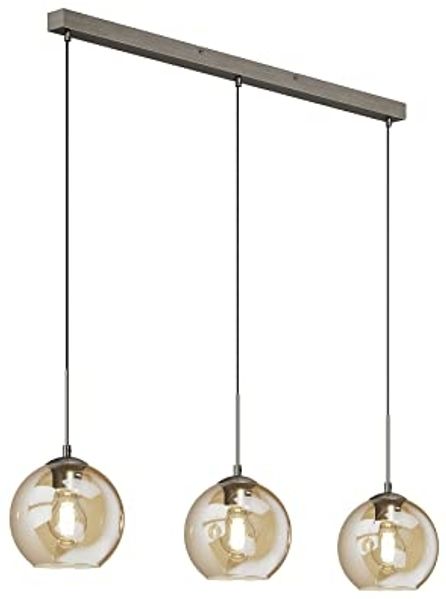 Lindby Hängeleuchte Sofian, Glas Creme IP20, 3 x 60 W