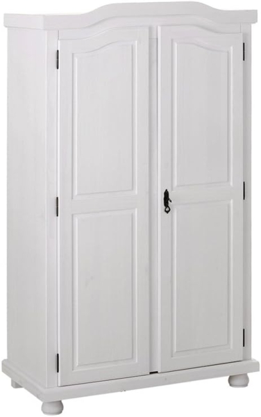 Kleiderschrank Hedda weiß Dielenschrank 2 Türen Kiefer