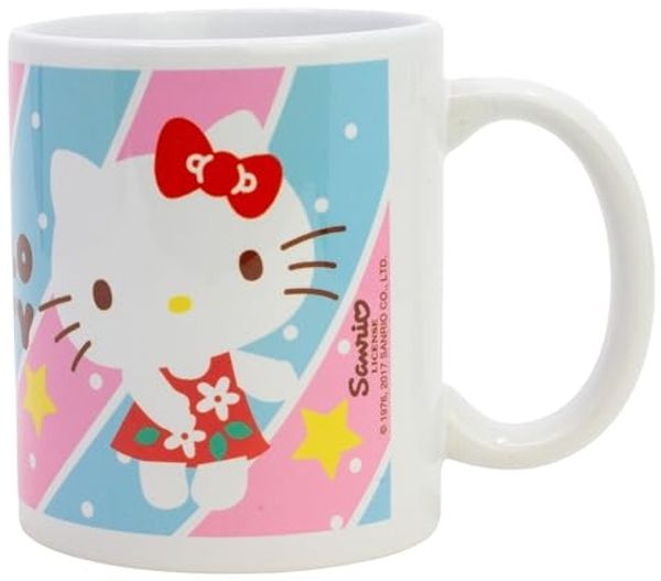 Hello Kitty Tasse 325ml Poema Design – Keramikbecher im Geschenkset für Mädchen