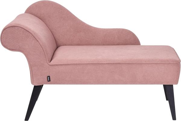 Chaiselongue rosa linksseitig BIARRITZ