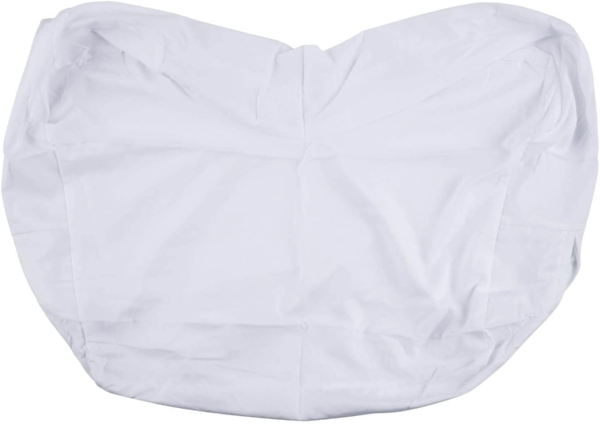 WENKO Kissenhülle Ersatzbezug für Seitenschläferkissen, Uni Bild 1