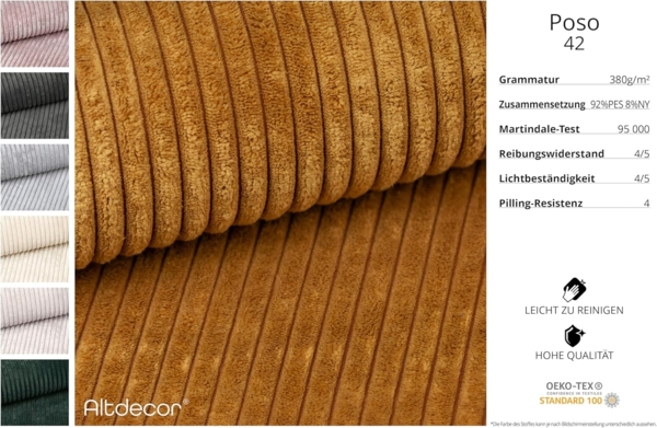 ALTDECOR Wohnlandschaft ESKAR-U, Couch mit Schlaffunktion, Wohnzimmer - Wohnlandschaft, Corner Sofa Bett Eckcouch Couch L-Form Schlafcouch Ausziehbar Bild 5