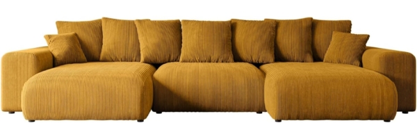 ALTDECOR Wohnlandschaft ESKAR-U, Couch mit Schlaffunktion, Wohnzimmer - Wohnlandschaft, Corner Sofa Bett Eckcouch Couch L-Form Schlafcouch Ausziehbar Bild 3