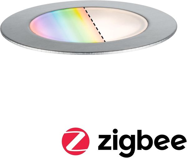 Paulmann 94751 Plug&Shine Bodeneinbauleuchte Zigbee Floor RGBW IP67 Edelstahl Bild 15