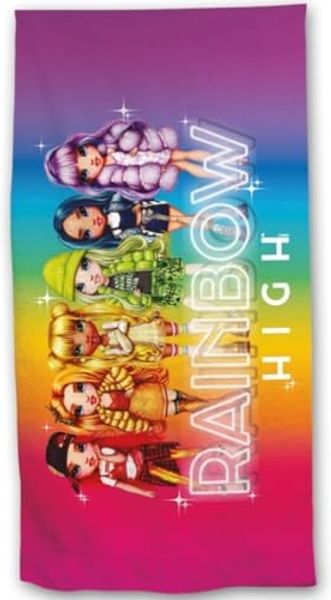 Rainbow High Strandtuch Rainbow High Girls - Mikrofaser Badetuch, Mikrofaser, XL 70x140 cm