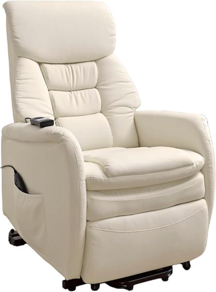 abc HOME Sessel Elektrisch, Massage, Aufstehfunktion, Liegefunktion, Elektrisch verstellbar