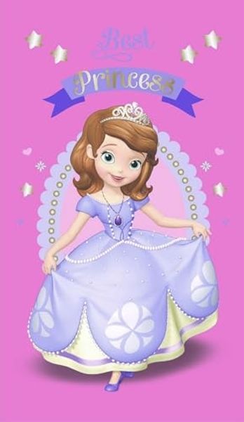 BERONAGE Strandtücher Disney Princess Badetuch Sofia the First 70x120 cm, 100% Baumwolle (1-St), Frottee in Velours-Qualität